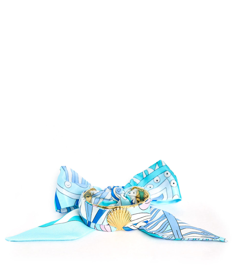 Scallop Shell Scarf Cuff - Glamourous Grace