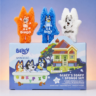 Bluey Body Wash Infused Buffer Gift Set - Glamourous Grace