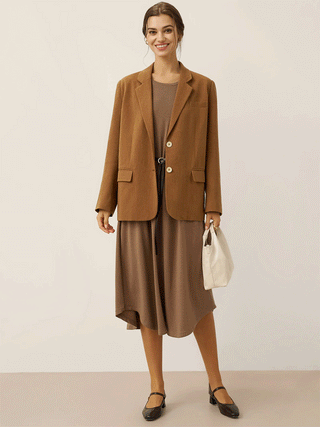 Lyocell Linen Tailored Blazer CASSIDY - Glamourous Grace