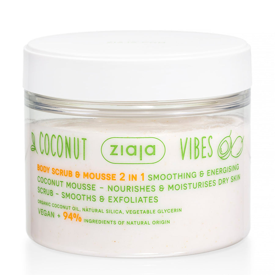 Coconut Vibes Body Scrub & Mousse 2 in 1 - Glamourous Grace