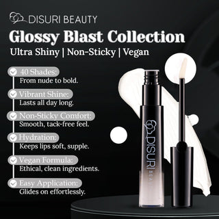 DISURI Beauty Glossy Blast Lip Gloss - Glossy Pop (M13)