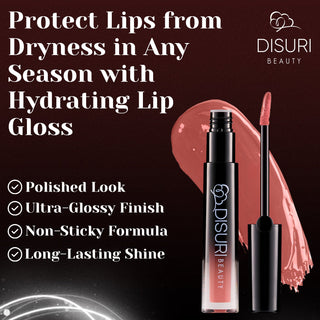 DISURI Beauty Glossy Blast Lip Gloss - I Used to Love Him (M33)