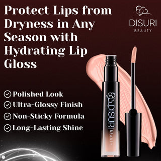 DISURI Beauty Glossy Blast Lip Gloss - Lola (M8)