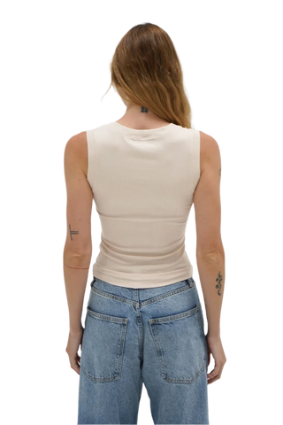 Deep U Ribbed Tank Top - Glamourous Grace