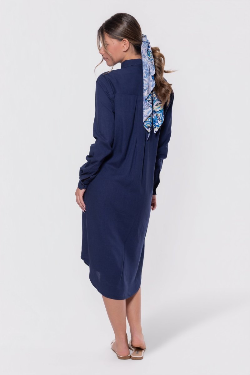 Bonnie Dress 42" (Navy) - Glamourous Grace