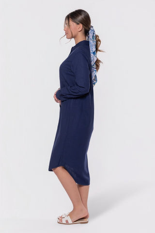 Bonnie Dress 42" (Navy)