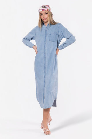 Bonnie Dress 49" (Blue)