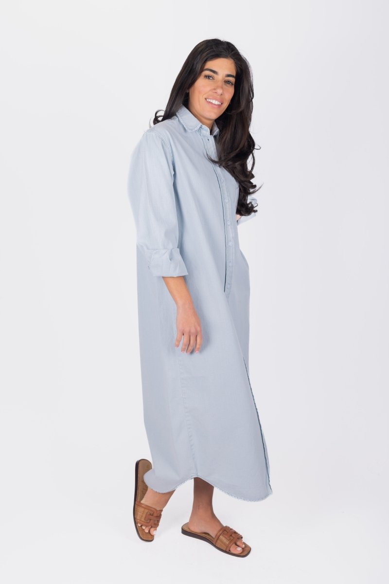Bonnie Dress 49" (Light Blue) - Glamourous Grace
