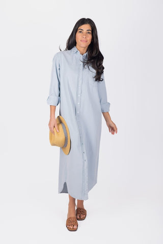 Bonnie Dress 49" (Light Blue)