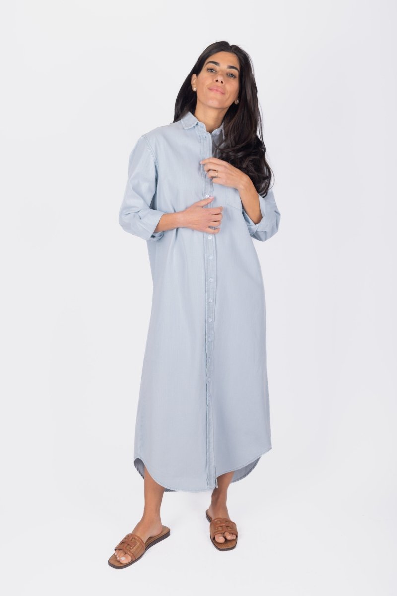 Bonnie Dress 49" (Light Blue) - Glamourous Grace