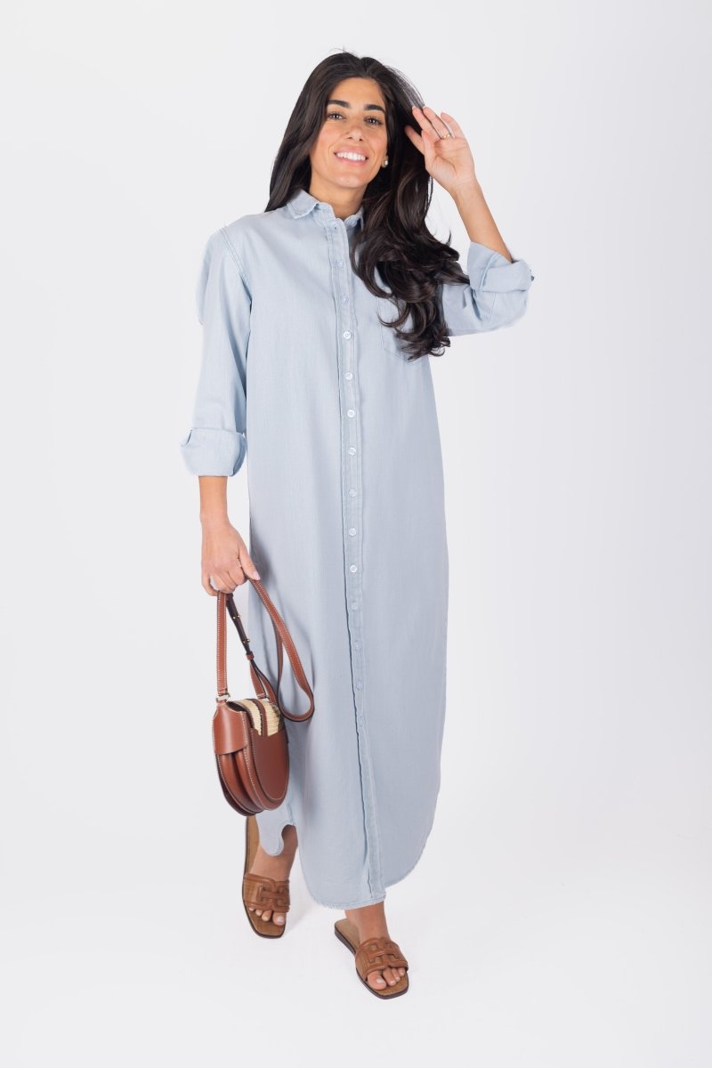 Bonnie Dress 49" (Light Blue) - Glamourous Grace