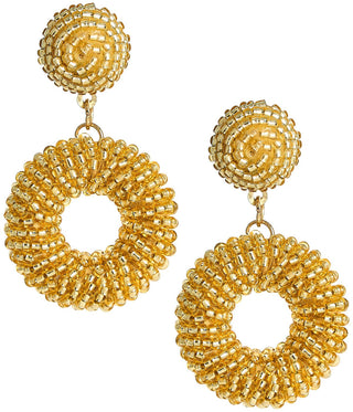Bonnie Fabric Earring - Glamourous Grace