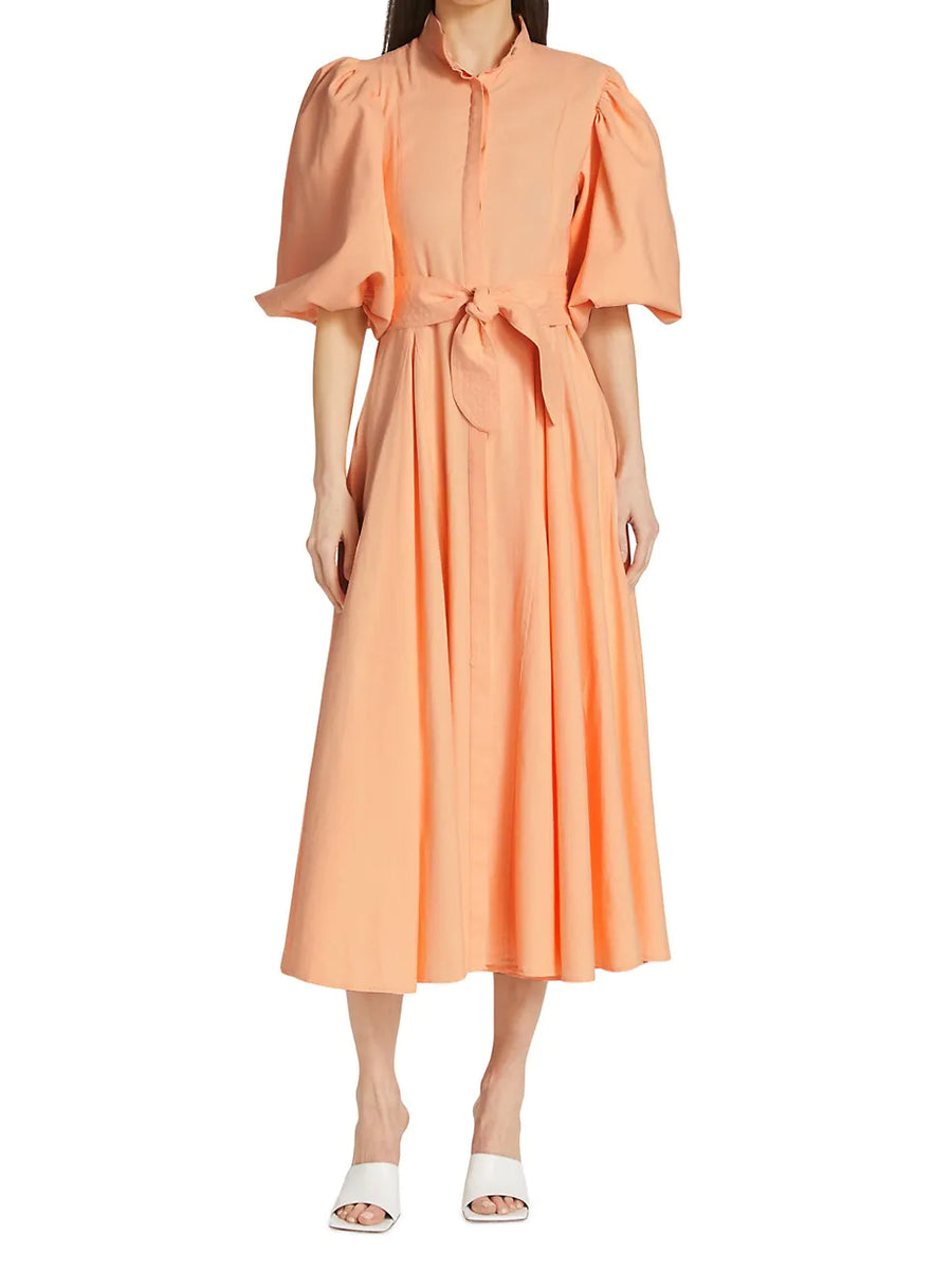BROMELIA DRESS IN HOT PEACH - Glamourous Grace