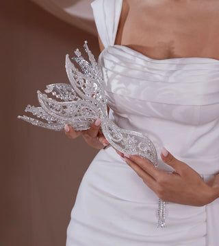 Bride Bouquet Holder, Wedding Accessories - Glamourous Grace