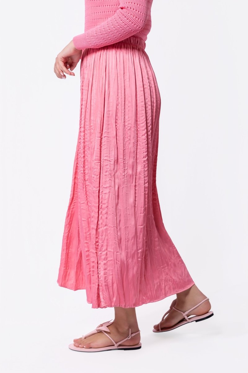Bria Skirt (Coral Pink) - Glamourous Grace