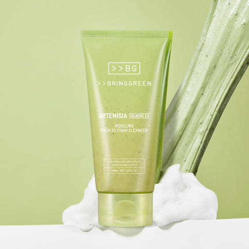 BRINGGREEN Artemisia Calming EX Modeling Pack to Foam Cleanser 120ml - Glamourous Grace