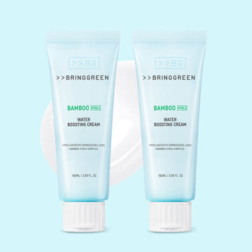 BRINGGREEN Bamboo Hyalu Water Boosting Cream 100ml + 100ml [Double SET]