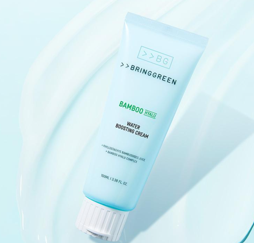 BRINGGREEN Bamboo Hyalu Water Boosting Cream 100ml + 100ml [Double SET] - Glamourous Grace