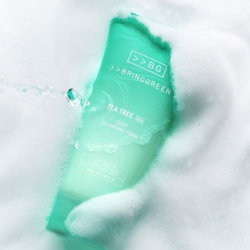 BRINGGREEN Tea Tree Cica Deep Cleansing Foam 120ml - Glamourous Grace