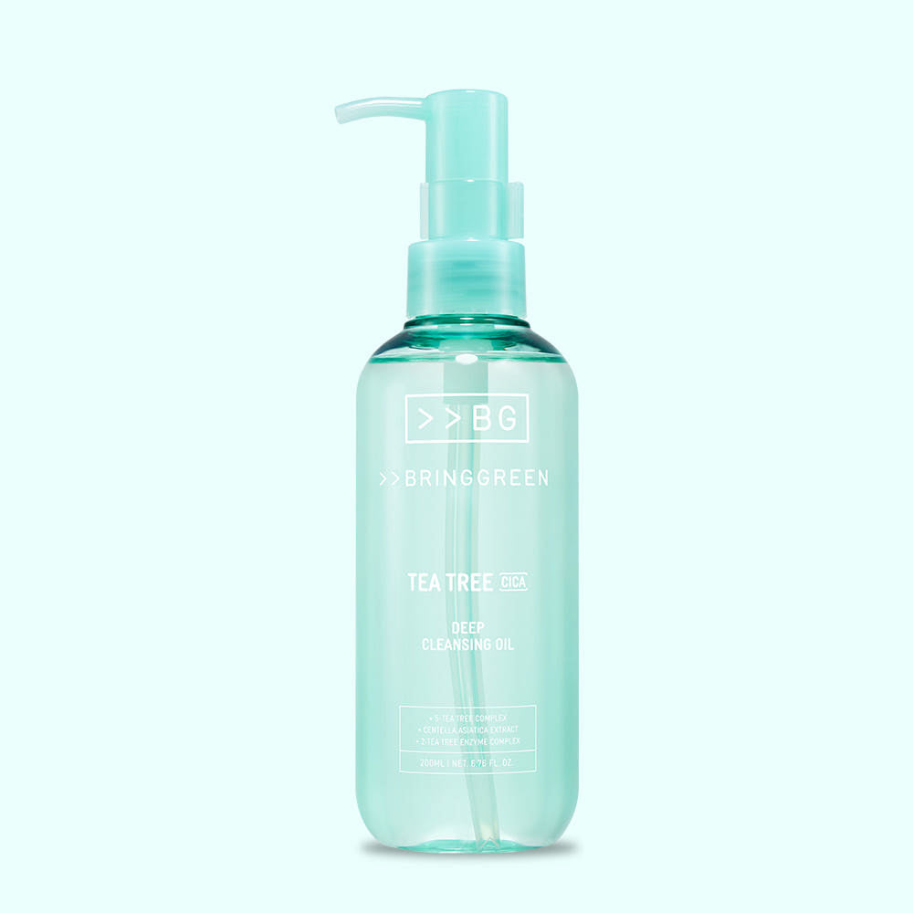 BRINGGREEN Tea Tree Cica Deep Cleansing Oil 200ml - Glamourous Grace