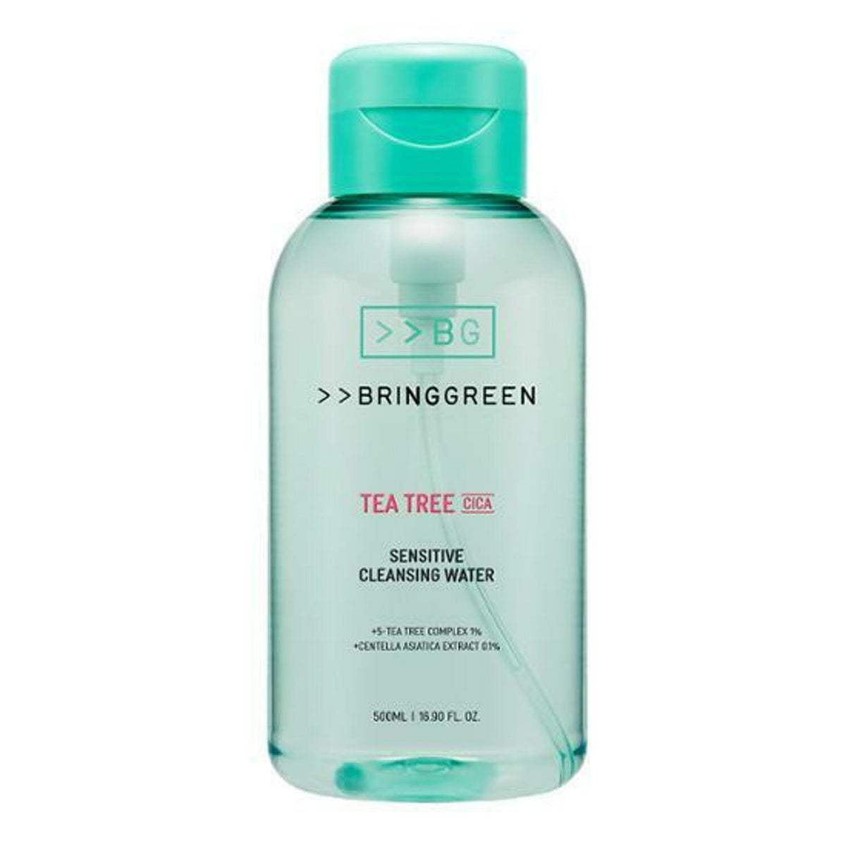 BRINGGREEN Tea Tree Cica Sensitive Cleansing Water 500ml - Glamourous Grace