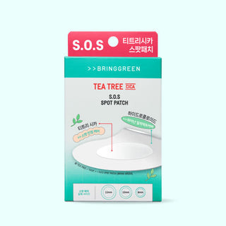BRINGGREEN Tea Tree Cica SOS Spot Patch 100pcs(75+25)