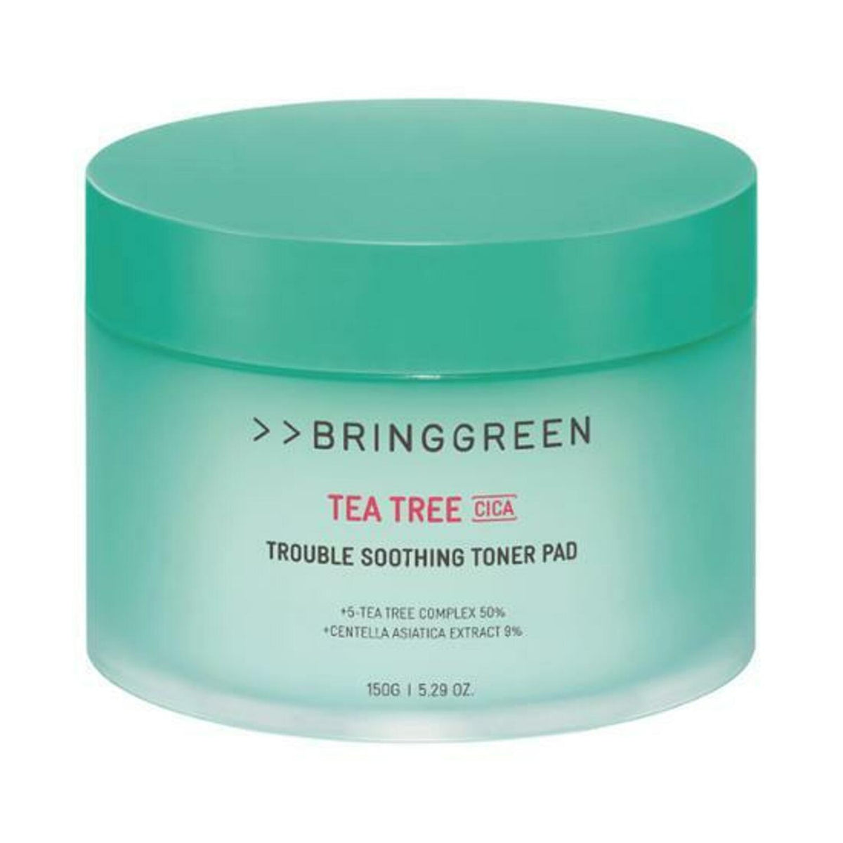 BRINGGREEN Tea Tree Cica Trouble Soothing Toner Pad 90P - Glamourous Grace