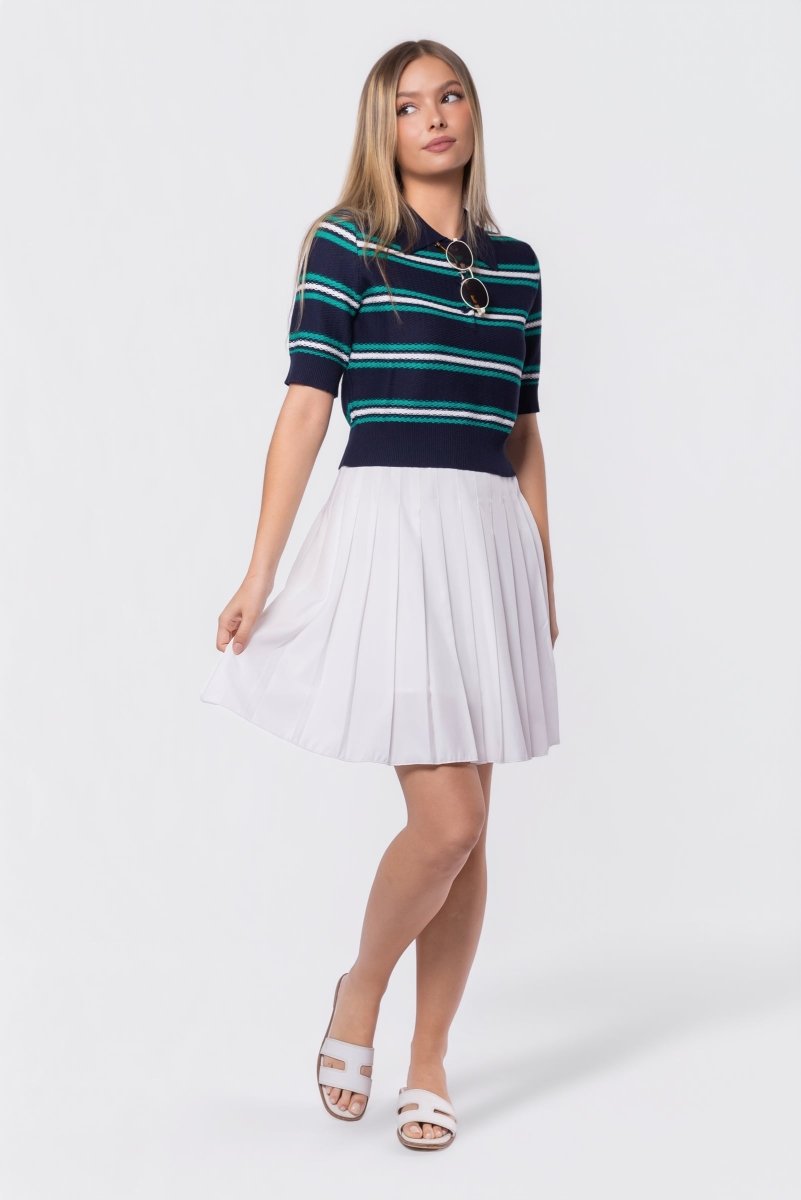 Brooklyn Top (Navy) - Glamourous Grace