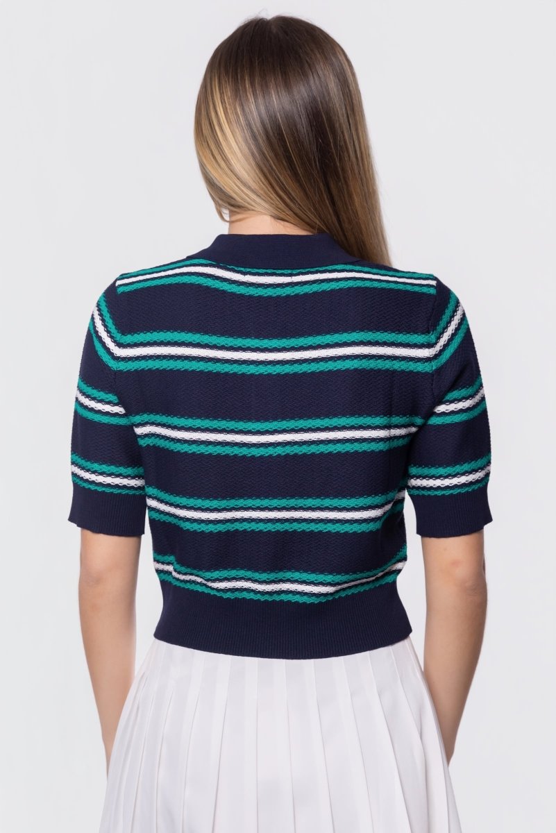 Brooklyn Top (Navy) - Glamourous Grace