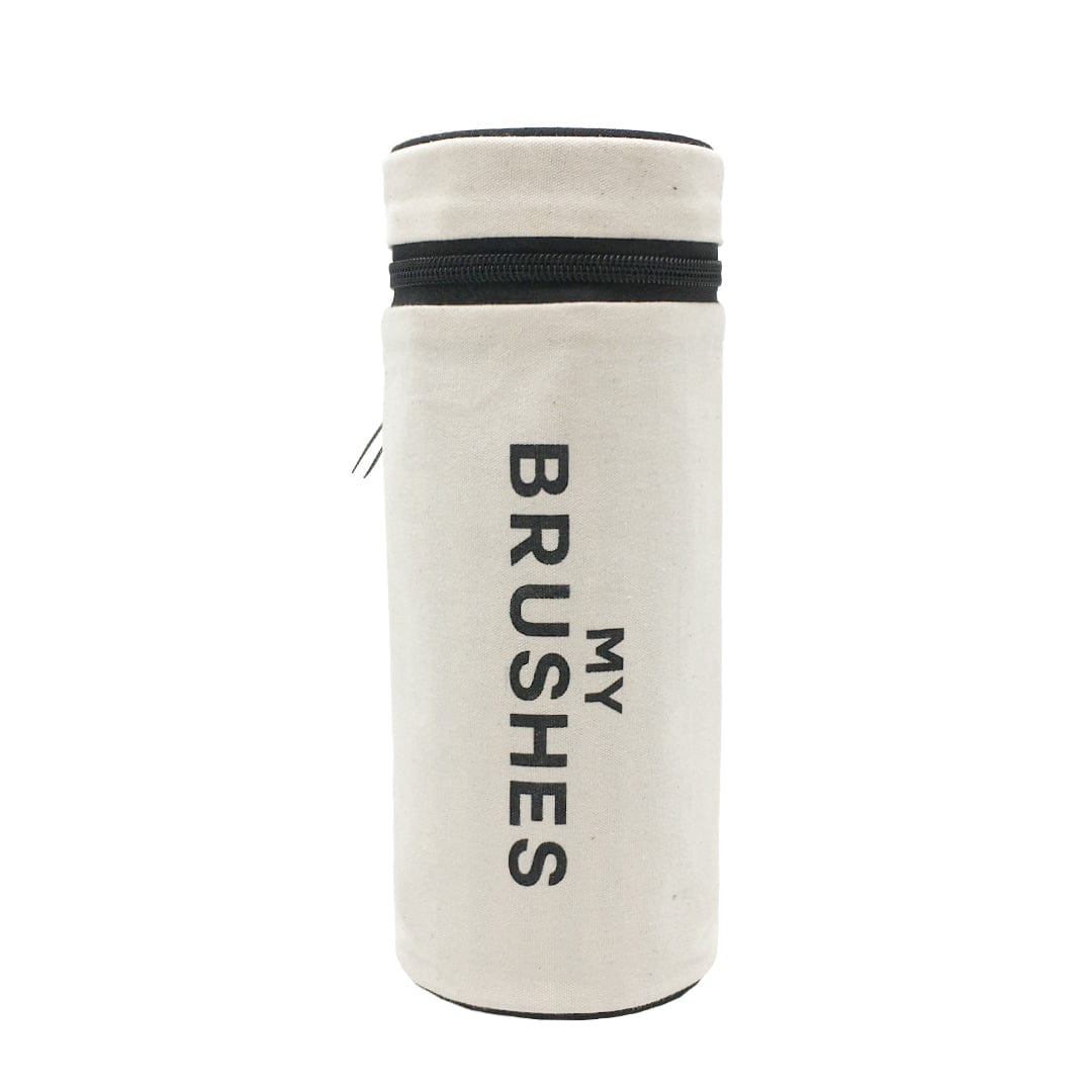 Brushes, Cylinder Case – Cream - Glamourous Grace