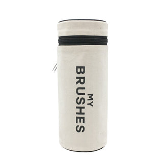 Brushes, Cylinder Case – Cream - Glamourous Grace