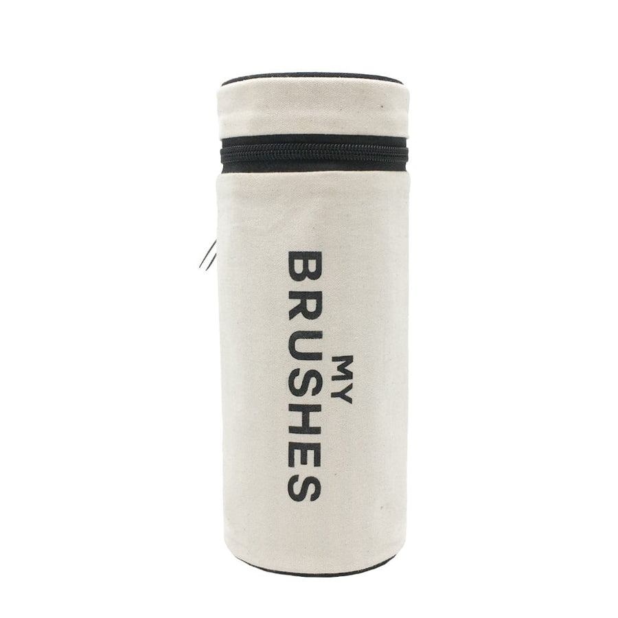 Brushes, Cylinder Case – Cream - Glamourous Grace