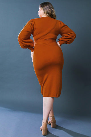 ADORABLE IDEAL SWEATER MIDI DRESS - Glamourous Grace