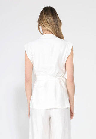 Button detail sleeveless vest - Glamourous Grace
