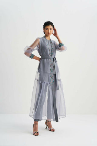 Open Front Overlay Abaya - kimono style Muslim dress for women, Ramadan, stylish, modest - Glamourous Grace