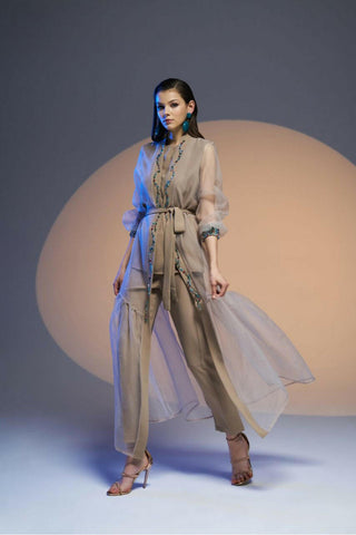 Open Front Overlay Abaya - kimono style Muslim dress for women, Ramadan, stylish, modest - Glamourous Grace