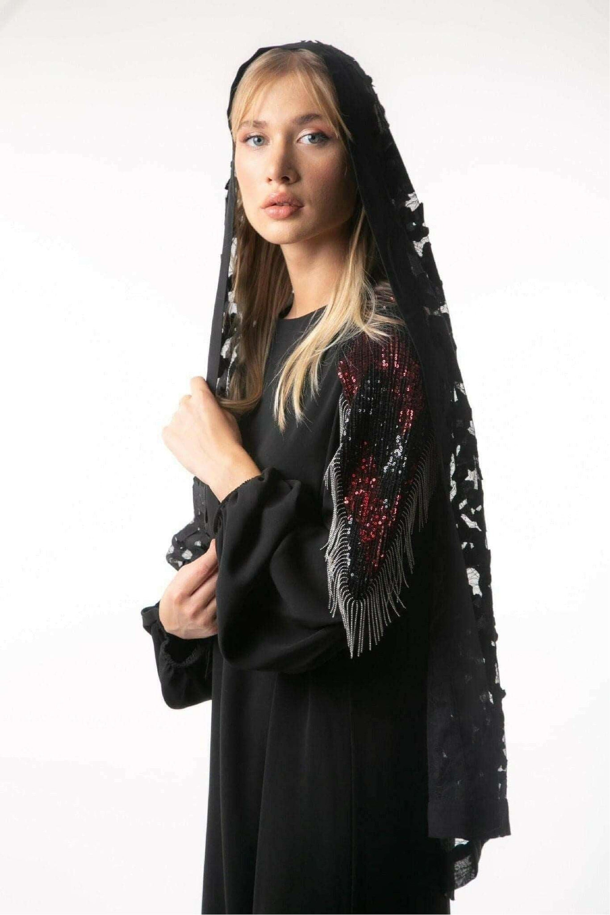 Layla Long Maxi Dress Abaya - Glamourous Grace