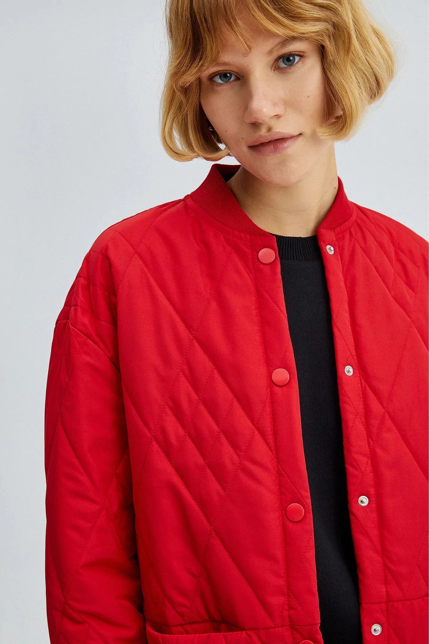 Quilted Ribbed Jacket - Glamourous Grace