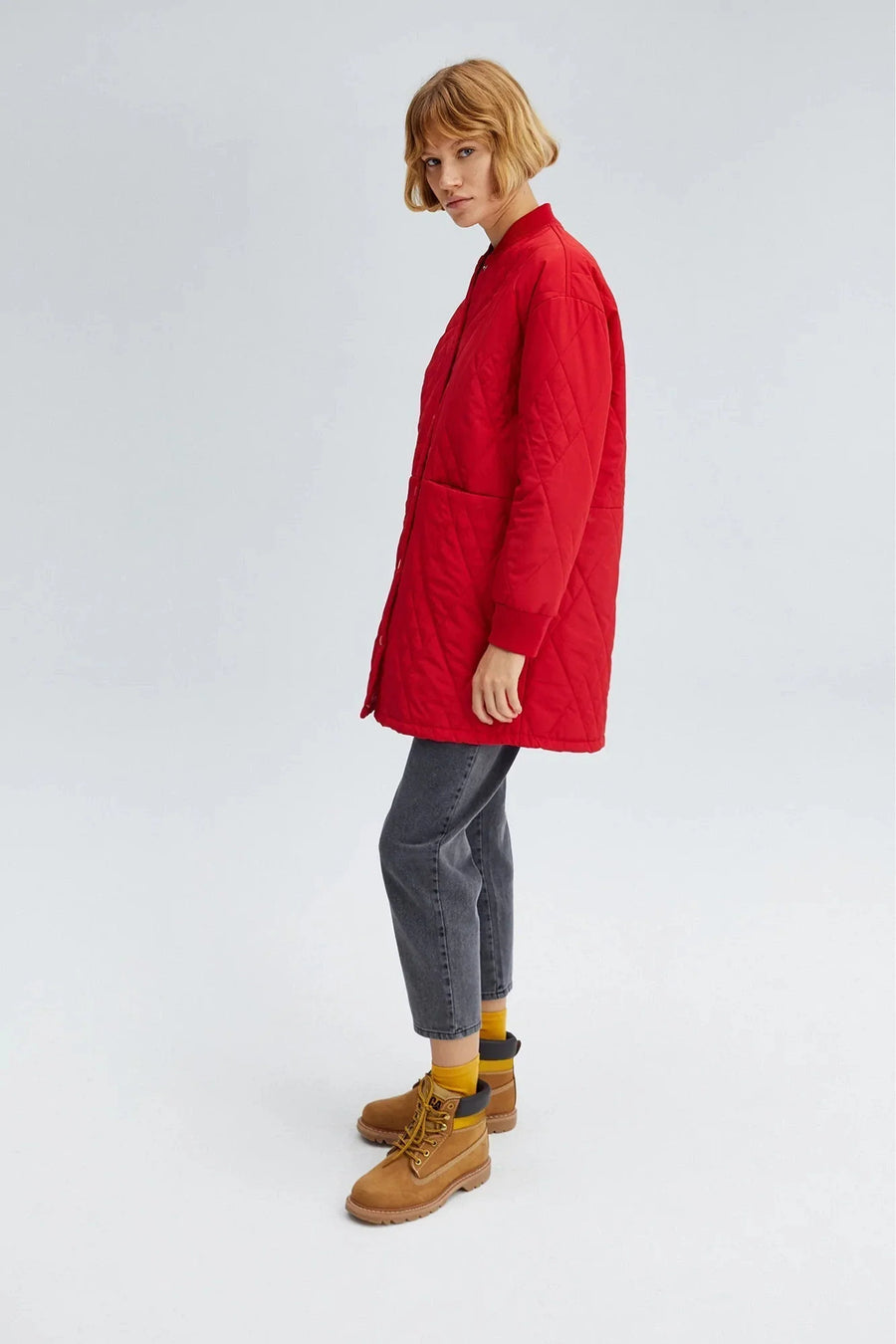 Quilted Ribbed Jacket - Glamourous Grace