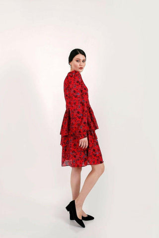 Arti Baby-Doll Zara Maxi Dress with Long Sleeves - Glamourous Grace