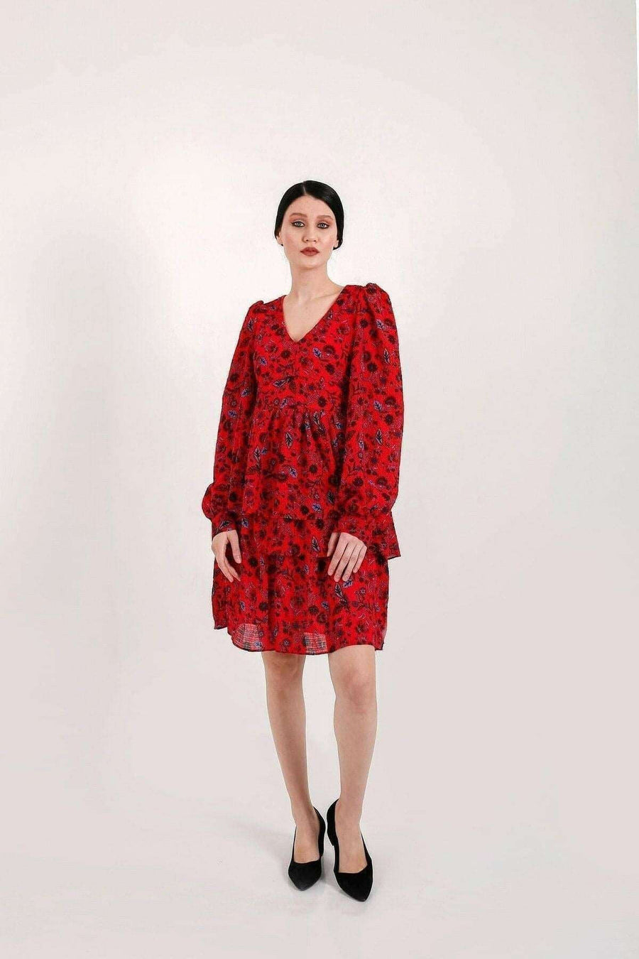 Arti Baby-Doll Zara Maxi Dress with Long Sleeves - Glamourous Grace
