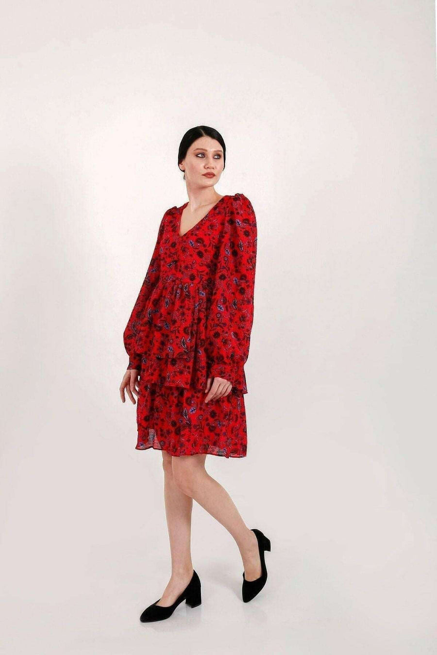 Arti Baby-Doll Zara Maxi Dress with Long Sleeves - Glamourous Grace
