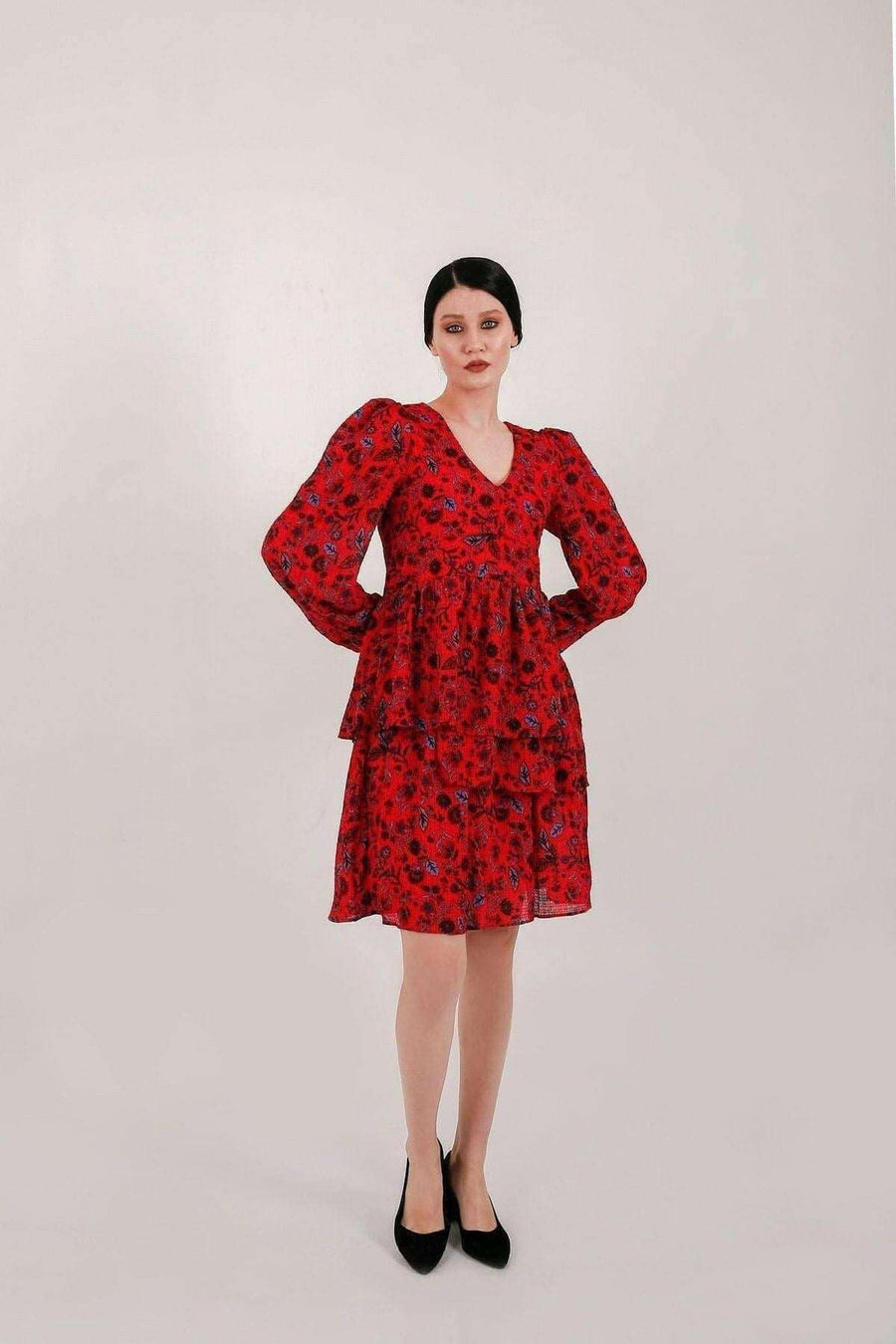 Arti Baby-Doll Zara Maxi Dress with Long Sleeves - Glamourous Grace