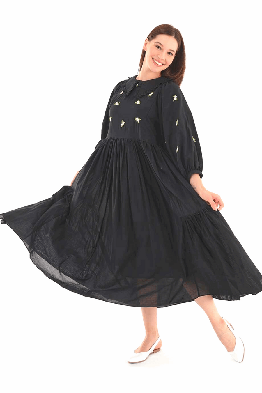 Evelyn Bohemian Summer Dress in 100% Cotton - Glamourous Grace