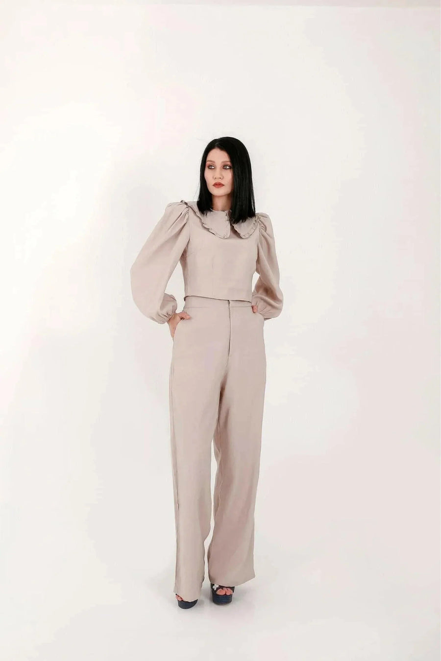 Pants Set by BY Baano - Trendy Dress Ensemble for Fashionable Women - Glamourous Grace