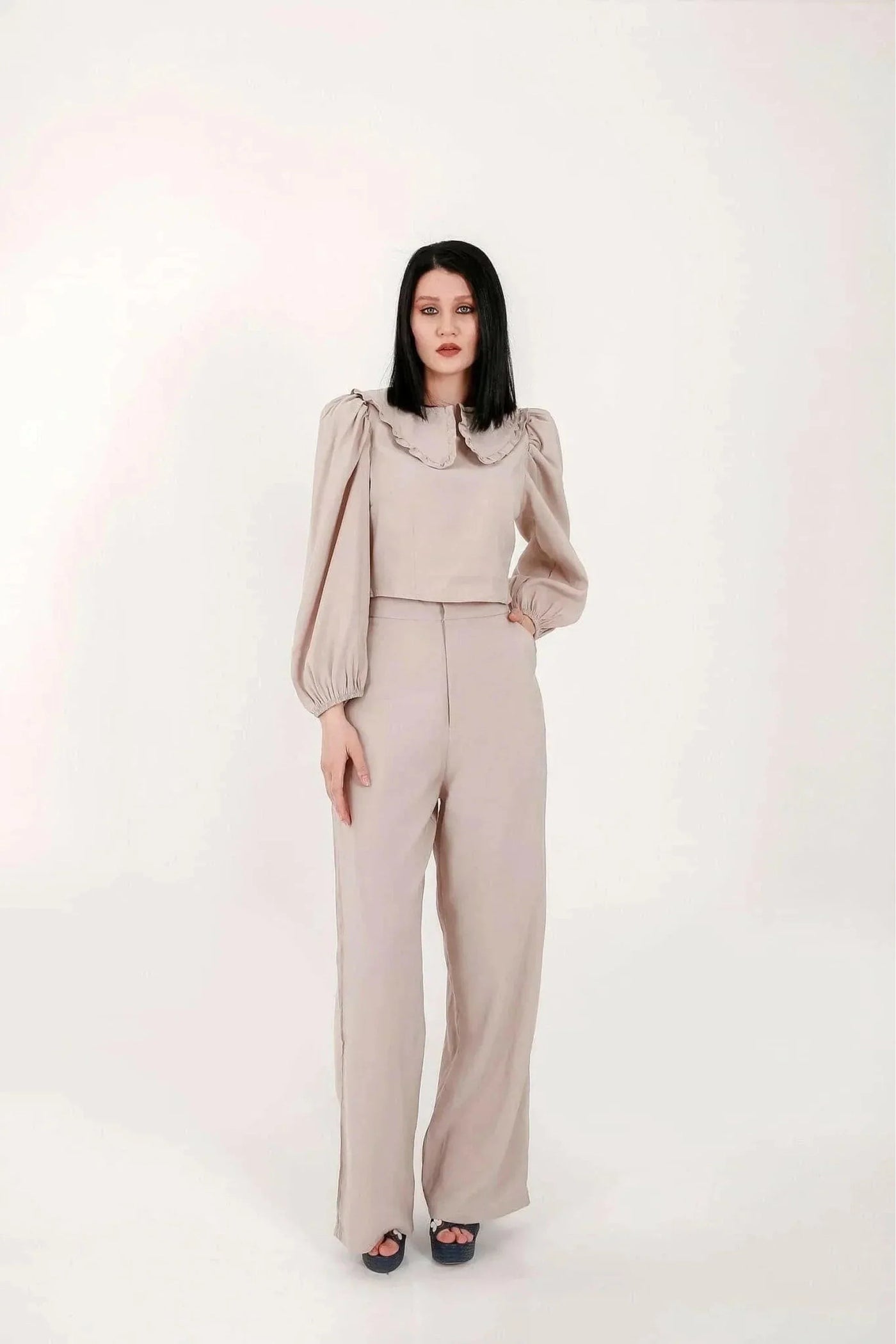 Pants Set by BY Baano - Trendy Dress Ensemble for Fashionable Women - Glamourous Grace