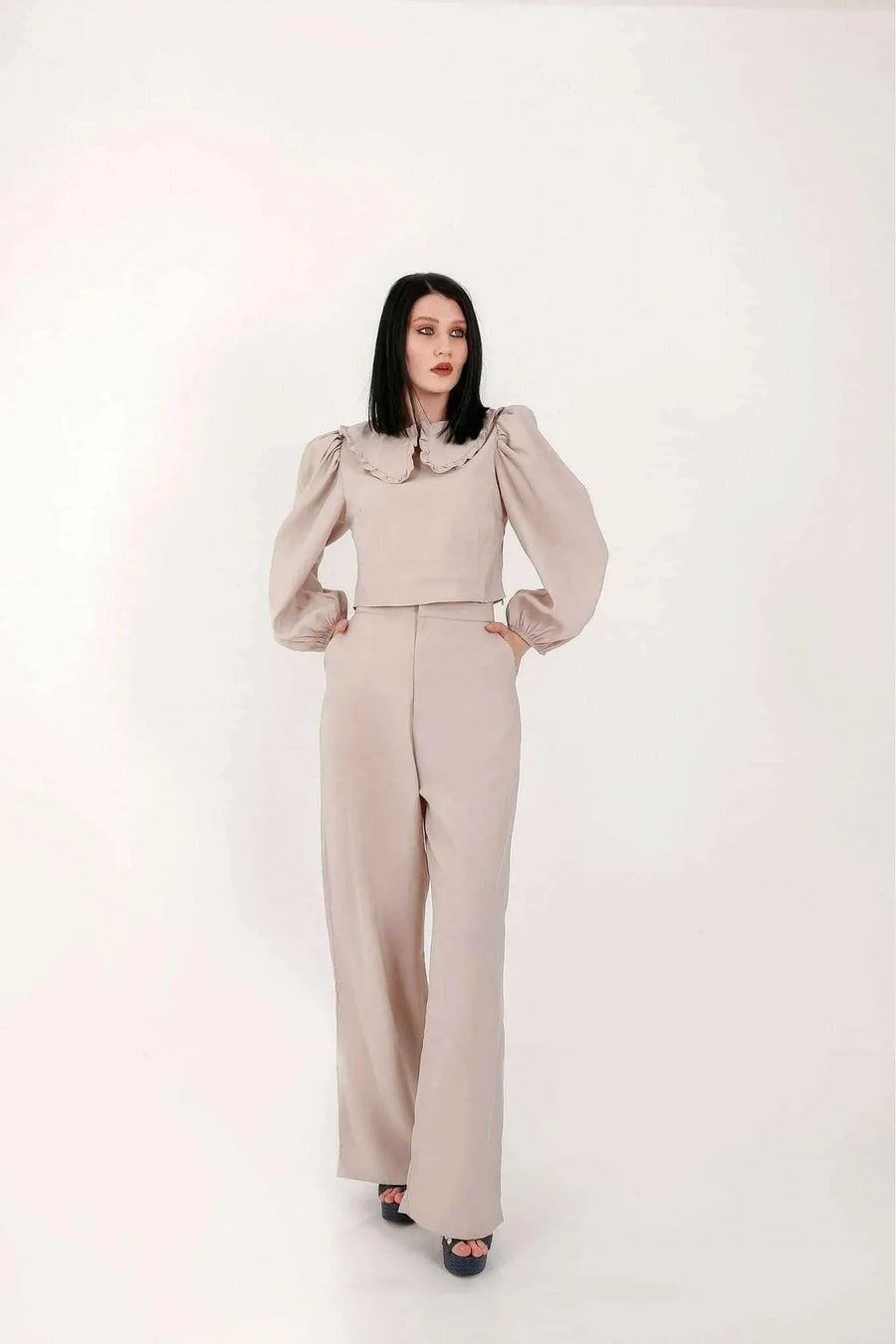 Pants Set by BY Baano - Trendy Dress Ensemble for Fashionable Women - Glamourous Grace