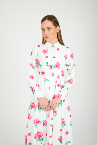 Rose dress is the perfect choice for an elegant night out - Glamourous Grace