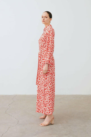 Peyton long Sleeve Dress In Persimmon - Glamourous Grace