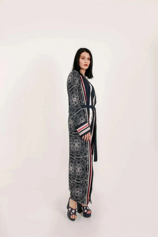 Jolie Japanese Inspires Open Front Kimono - Glamourous Grace